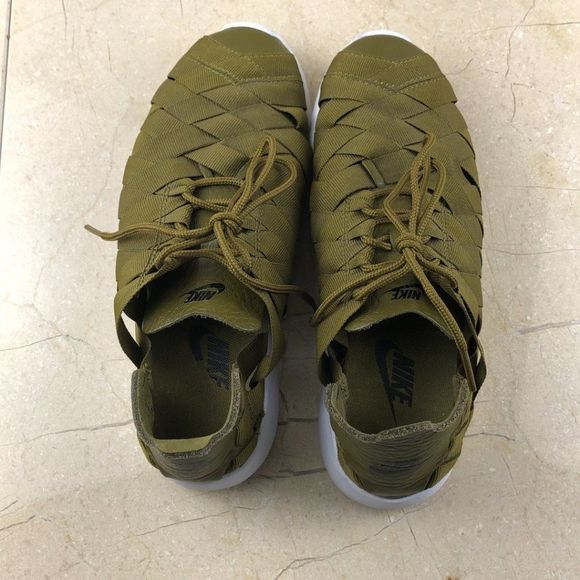 Nike Womens Juvenate Woven 833824-300 Olive Green Athletic Running Shoes US 6.5 - Picture 7 of 11